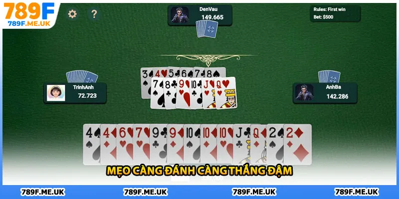 Mẹo càng đánh càng thắng đậm